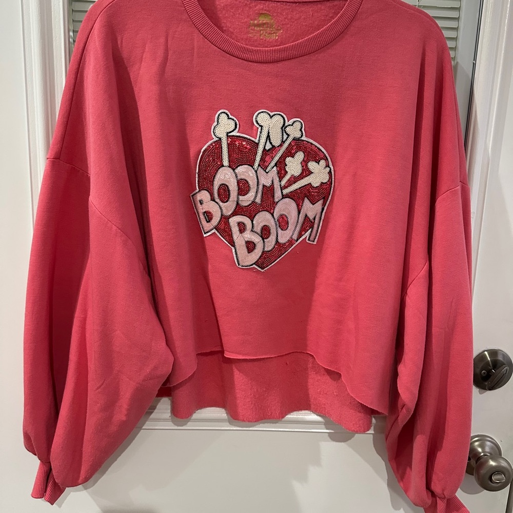 Cropped sweatshirt